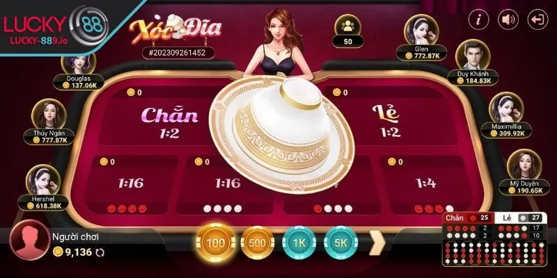 Cách chơi xóc đĩa 3D tại nhà cái LUCKY88