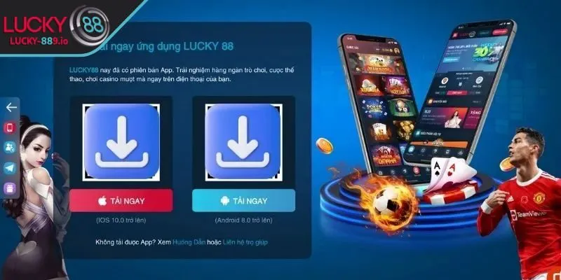 Hướng dẫn tải app LUCKY88